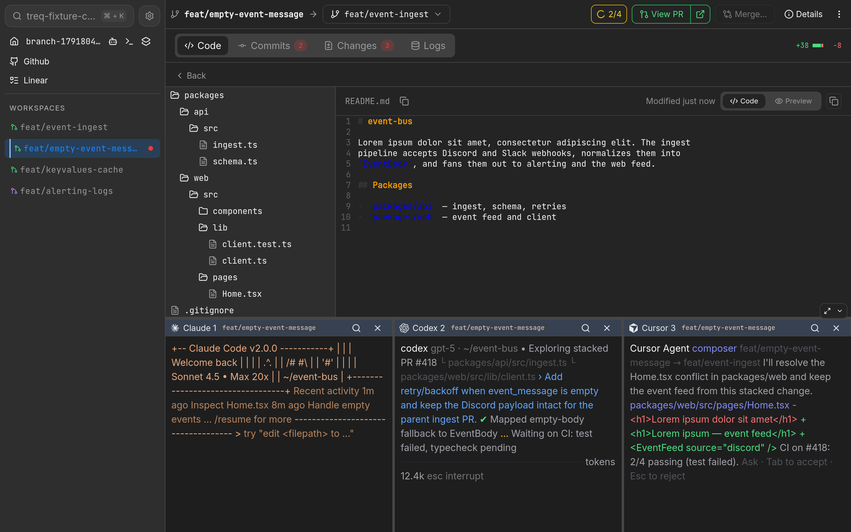 Treq code overview screenshot